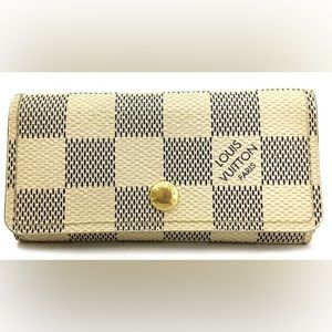 SOLD Authentic LV Damier Azur Multicles 4 Ring Key Case